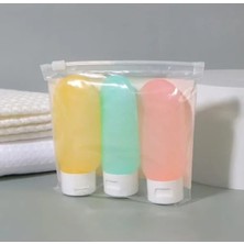 MarkEntegra 3 Adet Seyahat Boyu Çok Amaçlı Doldurulabilir Şişe Seti