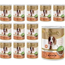 MarkEntegra Somonlu ve Jöleli Köpek Konservesi, 400 gr x 12 Adet