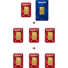 Nadir Gold 24 Ayar 17 Gram Külçe Altın (1 Adet 10 Gram Külçe Altın + 7 Adet 1 Gram Külçe Altın )