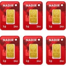 Nadir Gold 24 Ayar 6 Gram Külçe Altın