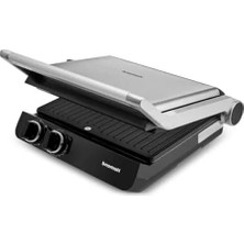 MarkEntegra Çift Taraflı Xl Döküm Plaka Tost ve Izgara Makinesi - Inox Gövde