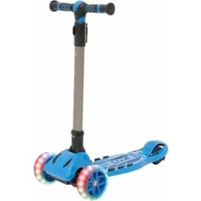 MarkEntegra Işıklı Mavi Scooter, Eğlenceli Ulaşım Aracı