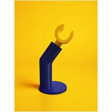 MarkEntegra Dekoratif Kulaklık Standı, Lacivert Renk ve 10X10 Ölçü