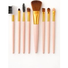 MarkEntegra Busstier 8 Adet Makyaj Fırça Seti Profesyonel Fondöten Pudra Allık Far Kaş Eyeliner Fırçası Yumuşak Kıllı Günlük ve Profesyonel Kullanım Için Komple Makeup Brush Set