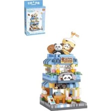 MarkEntegra 410 Parça Kahve Dükkanı Yapım Seti, Loz Micro Block Serisi