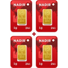 Nadir Gold 24 Ayar 4 Gram Külçe Altın