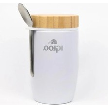 MarkEntegra 500 ml Kapasiteli Bambu Yemek Termosu, Şık ve Pratik