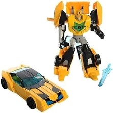 MarkEntegra Dönüşebilen Savaşçı Robot Araba, Sarı Renk ile Eğlenceli Oyun