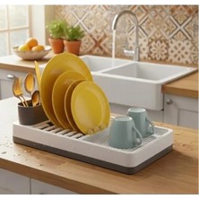 MarkEntegra Dayanıklı Plastik Tezgah Üstü Bulaşıklık, Çok Bölmeli