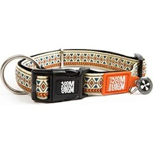 MarkEntegra Akıllı Künyeli Köpek Boyun Tasması, Etnik Desenli, Large