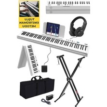 MarkEntegra Taşınabilir Dijital Piyano, 88 Tuş ve Bluetooth Özelliği ile