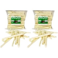 MarkEntegra 2 x 50'li Sütlü Burgu Ödül Çubuğu ve Çiğneme Kemiği, 8-10 cm