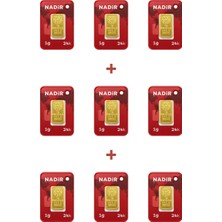 Nadir Gold 24 Ayar 9 Gram Külçe Altın (9 Adet 1 Gram Külçe Altın )