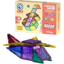 MarkEntegra 36 Parça Magna-Tiles, Eğlenceli ve Eğitici Yapı Seti