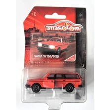 MarkEntegra Kırmızı Metal Diecast Volvo 240 Gl Estate Modeli
