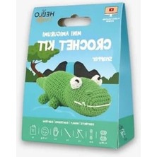 MarkEntegra Mini Amigurumi Örgü Kiti, Snapper ile Yaratıcı El Işi Deneyimi