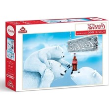 MarkEntegra Cola-Cola Temalı 1000 Parça Puzzle, Eğlenceli Zeka Oyunu