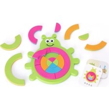 MarkEntegra Uğur Böceği Temalı Eğlenceli Puzzle, Çocuklar Için Zihin Geliştirici