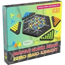 MarkEntegra Üçgen Zincir Satranç Oyunu, Eğitici Zeka ve Strateji Oyun Seti