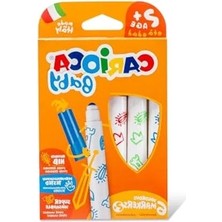 MarkEntegra 6'lı Yıkanabilir Keçeli Boya Kalemi, 2 Yaş ve Üzeri Için