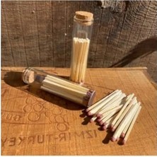 MarkEntegra Cam Tüp Içinde 4 Adet Kibrit, 2MMX2MMX55MM