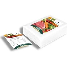 MarkEntegra Ev Tipi Gofrajlı Vakum Poşeti, 50 Adet, 15X20 cm Seçenekli