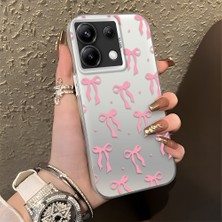 Ucuc Xiaomi Poco X6 Uyumlu Sert Akrilik Arka Silikon Kenar Lens Koruma Şık Baskı Kılıf
