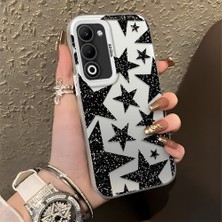 Ucuc Oppo A5 4g/5g Uyumlu Sert Akrilik Arka Silikon Kenar Lens Koruma Şık Baskı Kılıf