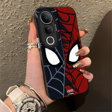 Ucuc Vivo V50 Lite 4g/5g Uyumlu Sert Akrilik Arka Silikon Kenar Lens Koruma Şık Baskı Kılıf