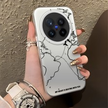 Ucuc Vivo X200 Pro Uyumlu Sert Akrilik Arka Silikon Kenar Lens Koruma Şık Baskı Kılıf