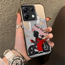 Ucuc Xiaomi Poco X6 Uyumlu Sert Akrilik Arka Silikon Kenar Lens Koruma Şık Baskı Kılıf