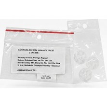 Omron 3AC408 Nebülizatör Hava Filtresi 3’lü Set – 3A Ürünleri ile Uyumlu Yedek Filtre