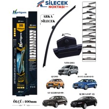 Martigues Martıgues  Araca Özel Arka Silecek Audı A4 Avant 07>15 A4 Allroad 09> A6 Avant-Allroad 11> Q3 11> Vıto 14>   Ölçü : 400MM/16"  RS164400S110
