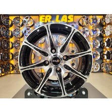 Slk Jant 4 Adet SLK-2049 5.5*13 4*114.3 ET35 73.1 Black Machıned Jant (Takım)