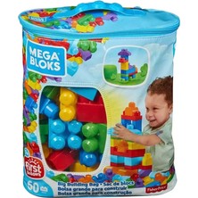 Gray Line Gry CYP67 Mega Bloks® 60 Parçalı Blok Torbaları 2 Asorti - Mavi - Pembe +1 Yaş Nel1