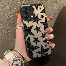 Ucuc Oppo A6 Pro 4g/5g Uyumlu Sert Akrilik Arka Silikon Kenar Lens Koruma Şık Baskı Kılıf