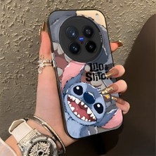 Ucuc Vivo X200 Pro Uyumlu Sert Akrilik Arka Silikon Kenar Lens Koruma Şık Baskı Kılıf