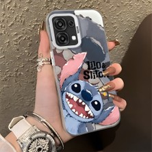 Ucuc Oppo A6 Pro 4g/5g Uyumlu Sert Akrilik Arka Silikon Kenar Lens Koruma Şık Baskı Kılıf