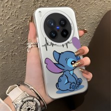 Ucuc Vivo X300 Pro Uyumlu Sert Akrilik Arka Silikon Kenar Lens Koruma Şık Baskı Kılıf