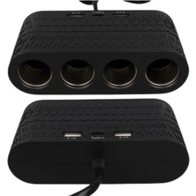 Epilons Araç Çakmak Çoklayıcı Usb Ve Type C Destekli Güçlü Ve Güvenli Kullanım