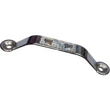Savarga Dekoratif Zamak Kulp Dıştan - 64MM, Nikel, 1 Adet