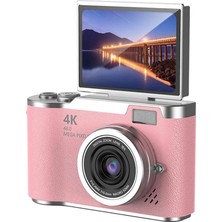 Yeni Nesil Dijital Kamera 48 Mp Selfie Vlog Kamera Flip Screen Zoomlu - Lisinya