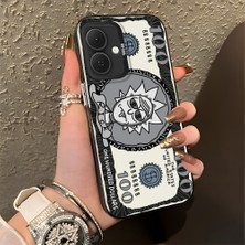 Ucuc Tecno Spark Go 2(Km4) Uyumlu Sert Akrilik Arka Silikon Kenar Lens Koruma Şık Baskı Kılıf