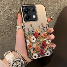Ucuc Xiaomi Poco X6 Uyumlu Sert Akrilik Arka Silikon Kenar Lens Koruma Şık Baskı Kılıf