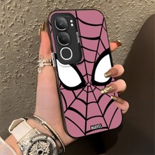 Ucuc Vivo Y19S 4G/Y19S Pro Uyumlu Sert Akrilik Arka Silikon Kenar Lens Koruma Şık Baskı Kılıf