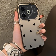 Ucuc Tecno Pova 6/pova 6 Pro 5g Uyumlu Sert Akrilik Arka Silikon Kenar Lens Koruma Şık Baskı Kılıf