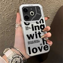 Ucuc Tecno Pova 6/pova 6 Pro 5g Uyumlu Sert Akrilik Arka Silikon Kenar Lens Koruma Şık Baskı Kılıf