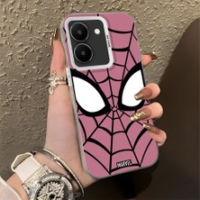 Ucuc Vivo Y27 5G/Y27S Uyumlu Sert Akrilik Arka Silikon Kenar Lens Koruma Şık Baskı Kılıf