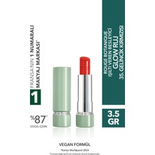 Yves Rocher Rouge Botanique Işıltı Veren Besleyici Glow Ruj - 35. Gelincik Kırmızısı -Vegan-3.5g