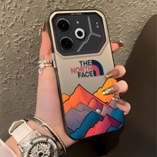 Ucuc Tecno Pova 6/pova 6 Pro 5g Uyumlu Sert Akrilik Arka Silikon Kenar Lens Koruma Şık Baskı Kılıf